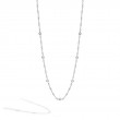 Roberto Coin 18Kt Gold Dogbone Chain Necklace With 7 Diamond Stations