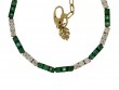 Damaso 18k Yellow Gold Diamond And Emerald Choker 