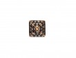 Damaso 18k Rose Gold Champagne Diamond Stud Earrings 