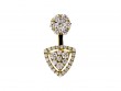 Damaso 18k Yellow Gold Diamond Earrings