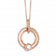 Hulchi Belluni 18k Rose Gold Diamond Pendant