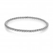 Hulchi Belluni 18k White Gold Tresore Stretch Bracelet