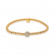 Hulchi Belluni 18k Rose Gold Tresore Stretch Bracelet