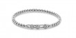 Hulchi Belluni 18k White Gold Tresore Stretch Bracelet