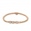 Hulchi Belluni 18k Rose Gold Tresore Bracelet