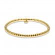 Hulchi Belluni 18k Yellow Gold Tresore Stretch Bracelet