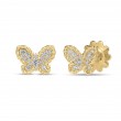 Jasmine Butterfly Stud Earrings, Small