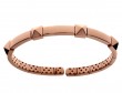 Damaso 18k Rose Gold Cuff Bangle Bracelet.