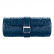 WOLF X LIBERTY All Over Ianthe Triple Watch Roll - Navy