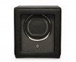 Wolf Black Cub Single Watch Winder With Cover