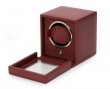 Wolf Bordeaux Cub Single Watch Winder With Cover 