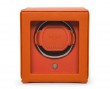 Wolf Orange Cub Single Watch Winder With Cover