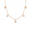 Roberto Coin1 18K White Gold Bezel Set Diamond Necklace