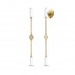 Diamonds By The Inch Bar Dangle Earrings