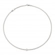 Fope 18k White Gold Diamond Rope Chain