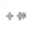 Roberto Coin 18Kt Gold Small Stud Earrings With Diamonds