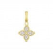 Roberto Coin 18K Gold & Diamond Princess Flower Charm