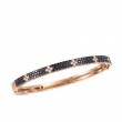 Love In Verona Black And White Diamond Bangle