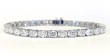 Platinum 7 Inch Tennis Bracelet 