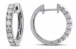 Small Diamond Hoops
