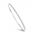 An 18k White Gold Diamond Bangle Bracelet