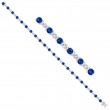 Sapphire & Diamond Tennis Bracelet
