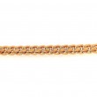 An 18k Yellow Gold 7mm Cuban Link Chain Bracelet