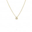 Marco Bicego 18k Yellow And White Gold Legami Collection Fan Pendant 