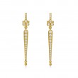 Temple St. Clair 18k Diamond Baton Earrings