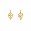 Temple St. Clair 18k Diamond Orbit Earrings 