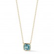 A & Furst Aquamarine Small Pendant Necklace
