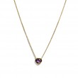 A & Furst Amethyst Pendant Necklace 