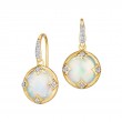 SYNA Mother of Pearl Mogul Medallion Earrings
