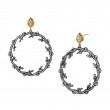SYNA Mogul Twine Diamond Earrings
