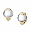 SYNA Mogul Flower Bud Diamond Earrings