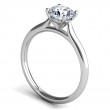 A Platinum Solitaire Engagement Ring Setting 