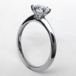 A Platinum Six Prong Engagement Ring Setting