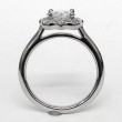 Platinum Semi Mount Engagement Ring 