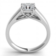 A Platinum Solitaire Engagement Ring 