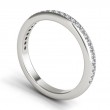 Platinum Pave Wedding Band