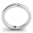 Platinum Pave Wedding Band