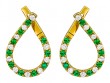 Emerald & Diamond Earrings