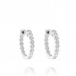 Hexagon Collection Hoop Earrings