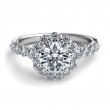 Platinum Semi Mount Engagement Ring
