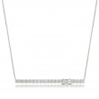 18K White Gold Diamond Necklace
