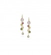 Marco Bicego Jaipur Color Mixed Gemstones Two Strand Earrings