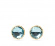 Jaipur Color Blue Topaz Earrings