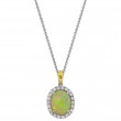 Opal Pendant Necklace