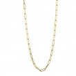 18K 24-Inch Rectangle Fancy Chain