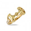 Doves 18k Yellow Gold Diamond Ring